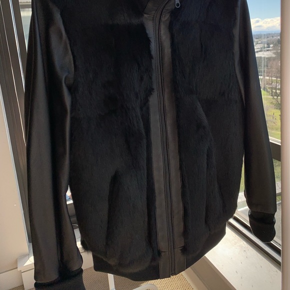 Leather Fur Jacket - Picture 14 of 16
